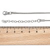 Tarnish Resistant 304 Stainless Steel Snake Chain Bracelets STAS-M175-10P-A-5