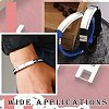 10 Pcs 10 Styles 202 Stainless Steel Slide Charms STAS-CJ0003-31-7