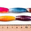 Natural Agate Dyed Beads Strands G-T138-230J-5