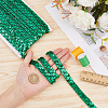 Plastic & Polyester Paillette Elastic Beads OCOR-WH0082-142B-3