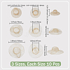 30Pcs 3 Styles Doll Straw Hat DIY-CY0002-34-2
