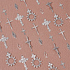  42Pcs 7 Style Tibetan Style Alloy Links Pendants and Pendants DIY-NB0007-70-4