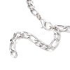 3Pcs 3 Styles 304 Stainless Steel Chain Bracelet Making AJEW-JB01411-4