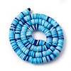 Handmade Polymer Clay Beads Strands CLAY-R089-6mm-T02B-31-7