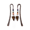 Natural Tiger Eye Bookmark AJEW-C025-01I-2