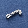 925 Sterling Silver with Cubic Zirconia Charms STER-Q004-01J-S-2