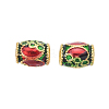 Chinese Style Alloy Enamel Beads ENAM-L015-07A-G-4
