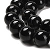 Natural Black Agate Beads Strands G-NH0020-B01-02-4