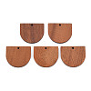 Natural Walnut Wood Pendants X-WOOD-N011-010-1