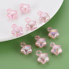 Transparent Crackle Acrylic Pendants LS-MACR-S373-63-L05-6