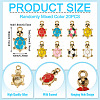 20Pcs Alloy Enamel Pendants ENAM-TA0003-57-4