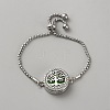 316 Surgical Stainless Steel Box Chain Slider Bracelets BJEW-WH0029-05P-01-1