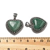 Natural Green Aventurine Pendants G-A095-01AS-10-3