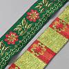 Ethnic Style Polyester Embroidery Flower Ribbon OCOR-WH0093-37A-2