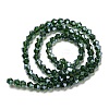 Transparent Electroplate Glass Beads Strands EGLA-A039-T3mm-A25-2