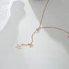 Alloy Star Pendant Tassel Y Necklaces for Women WGAD59E-01-3