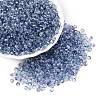 Baking Paint Electroplate Transparent Glass Seed Beads SEED-N006-07M-1