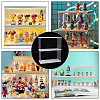 2-Tier Transparent Acrylic Minifigures Display Case ODIS-WH0043-23B-5