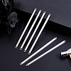 6Pcs Stainless Steel Blank Cuff Bangles MAK-BBC0001-32P-4