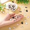 60Pcs 6 Styles Alloy Enamel Pendants ENAM-TA0002-73-6