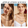 175Pcs 5 Colors 2-Hole Opaque Glass Seed Beads SEED-PJ0001-04A-8