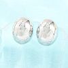 Oval Brass Micro Pave Cubic Zirconia Stud Earrings EJEW-Z164-17P-01-1