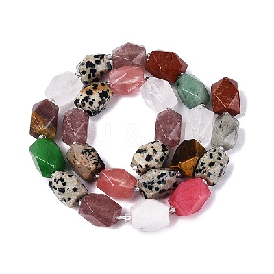 Natural & Synthetic Gemstone Beads Strands G-Q608-11-1