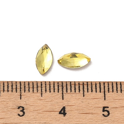 Glass Rhinestone Cabochons RGLA-P037-09A-D226-1