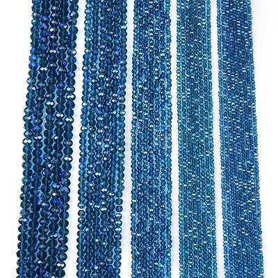 Electroplate Glass Beads Strands EGLA-A044-T8mm-L27-1