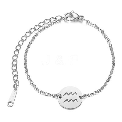 Tarnish Resistant 201 Stainless Steel Link Bracelets LS-STAS-T040-JN009-11-1