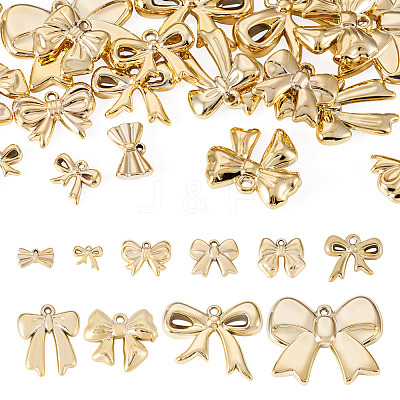 20Pcs 10 Styles CCB Plastic Pendants CCB-TA0001-19B-1