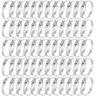304 Stainless Steel Adjustable Worm Gear Hose Clamps STAS-GO0001-38A-1