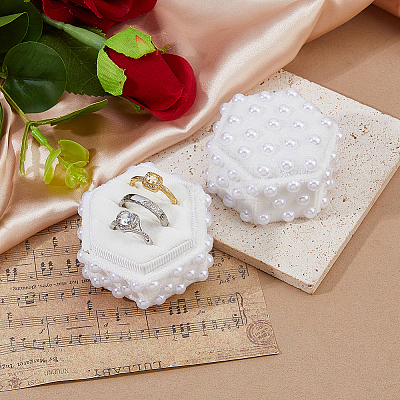 1Pc Velvet Rings Storage Boxes CON-DC0001-18-1