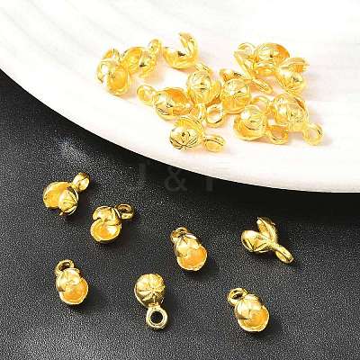 Brass Bead Tips X-KK-N0002-04G-1