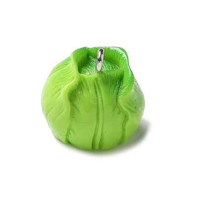 Resin Iron Pendants RESI-D280-03-1