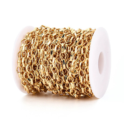 Brass Rhombus Link Chains CHC-T018-44G-1