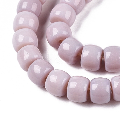 Opaque Glass Beads Strands GLAA-NH0002-B09-1