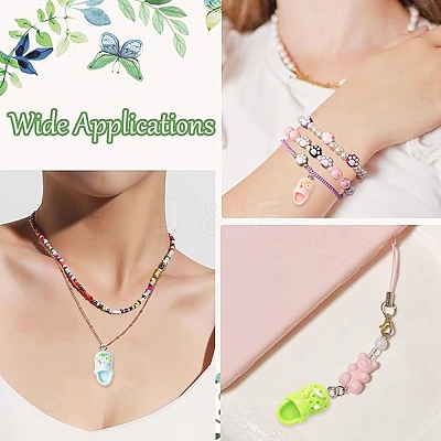 20Pcs Opaque Resin Pendants RESI-YW0005-49-1