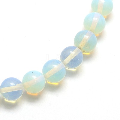 Opal Round Beads Strands G-O047-08-8mm-1