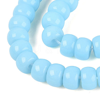 Opaque Glass Beads Strands GLAA-NH0002-B01-C09-1