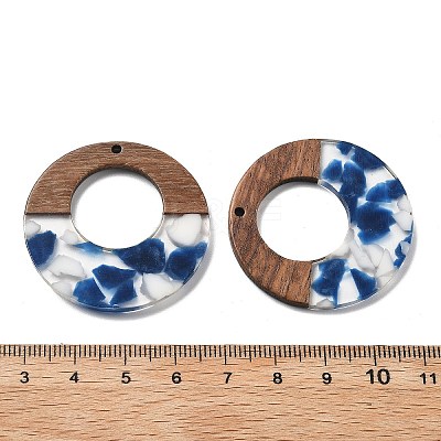 Resin and Walnut Pendants FIND-R051-13C-1