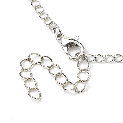 Natural Green Aventurine Chip Beads Necklaces for Women NJEW-JN04804-1