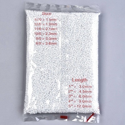 6/0 Glass Seed Beads SEED-A016-4mm-201-1