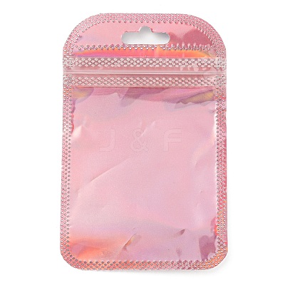 Plastic Glitter Holographic Packaging Yin-yang Resealable Bags OPP-D003-04C-1
