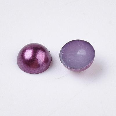 10000pcs ABS Plastic Imitation Pearl Cabochons SACR-S738-4mm-Z47-1