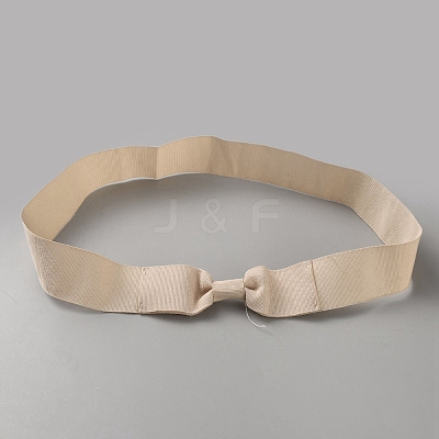 Women's Faux Suede Bowknot Stretchable Hat Band AJEW-WH0696-082C-1