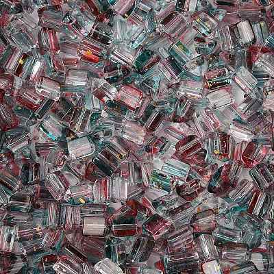 Transparent Spray Painted Glass Seed Beads SEED-L011-10A-03-1
