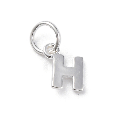 925 Sterling Silver Letter Charms LS-STER-C012-01S-H-1