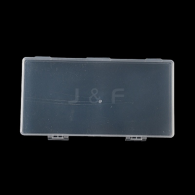 (Defective Closeout Sale: Scratched) Plastic Grid Bead Container Boxes CON-XCP0001-26-1