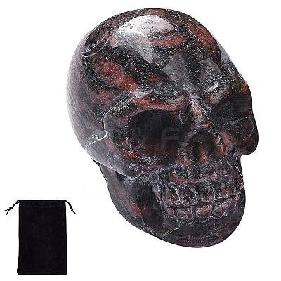 Halloween Natural Gemstone Home Decorations DJEW-SC0001-03E-1